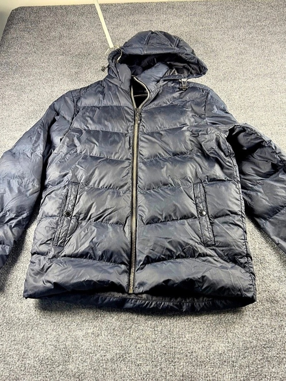 32 DEGREES puffer jacket Hooded in Blue Size Small